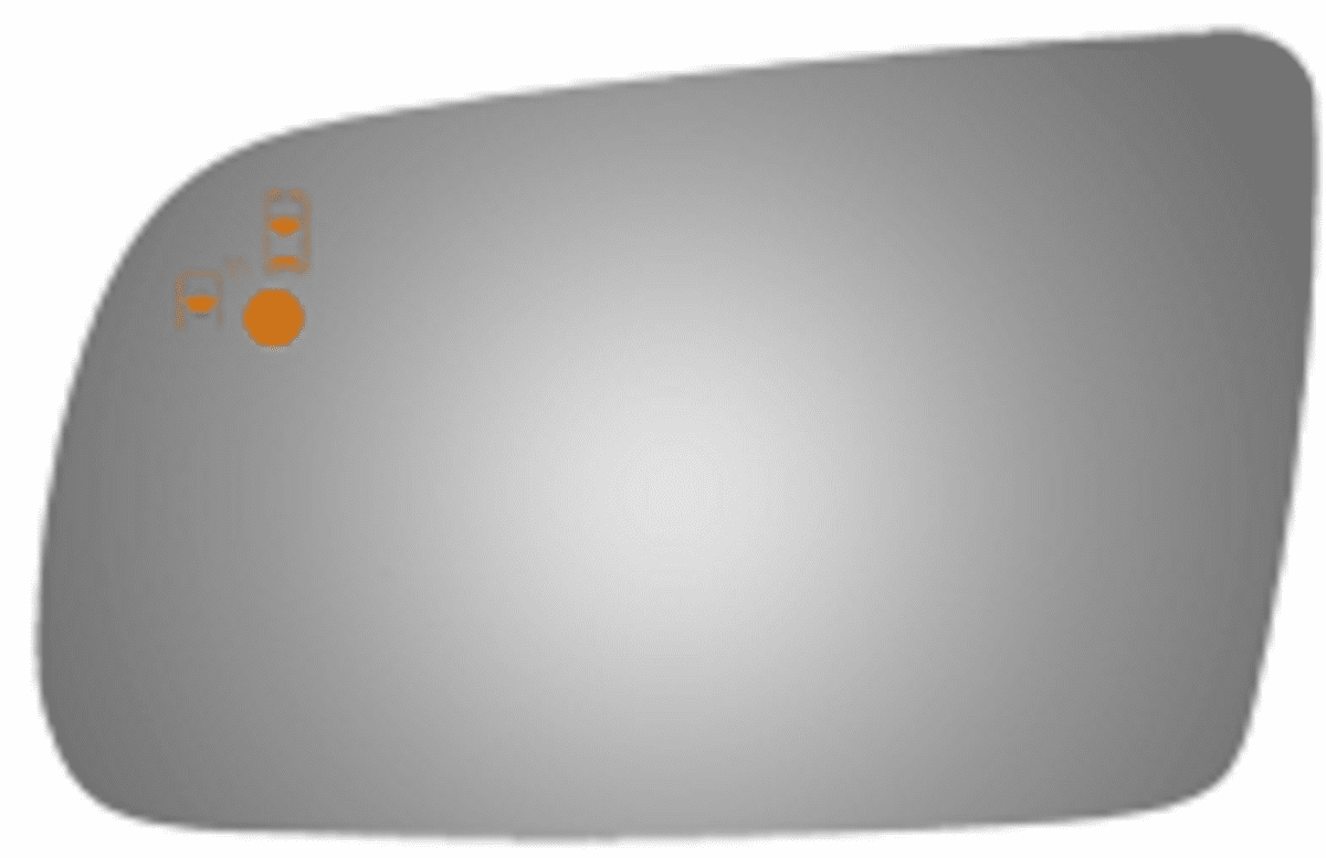 Lincoln 2017 MKT Driver Left Side Mirror Glass Blind Spot/Cross Path