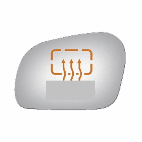 Lincoln continental 2000 Driver side Mirror Glass Heated Backing Plate