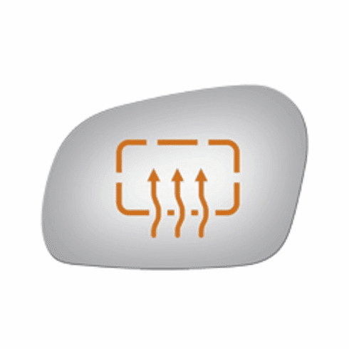 Lincoln continental 2001 Driver Left side Mirror Glass Heated