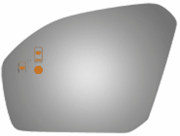 Lincoln Continental 2018 Driver left Side Mirror Blind Spot/Cross Path