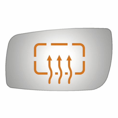 Lincoln LS 2002 Driver Side Mirror Glass Heated