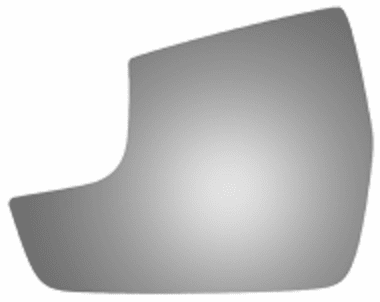 Lincoln MKC 2015 Driver Left Side Mirror Glass