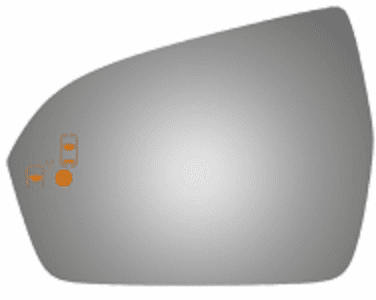 Lincoln MKC 2015 2016 2017 2018 2019 Left Driver Side Mirror Glass with Blind Spot