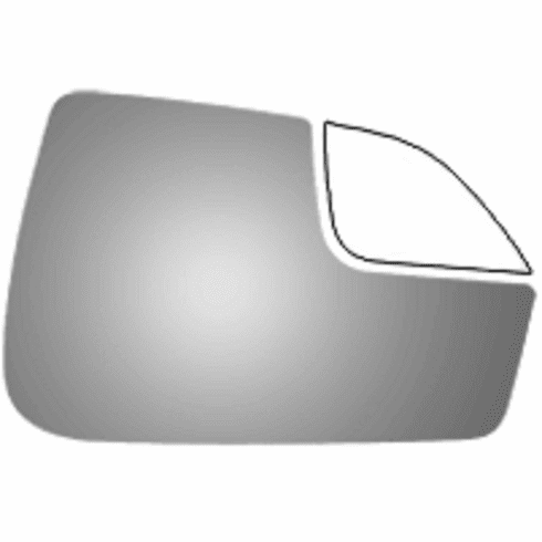 Lincoln MKZ 2017 Passenger Right Side Mirror Glass