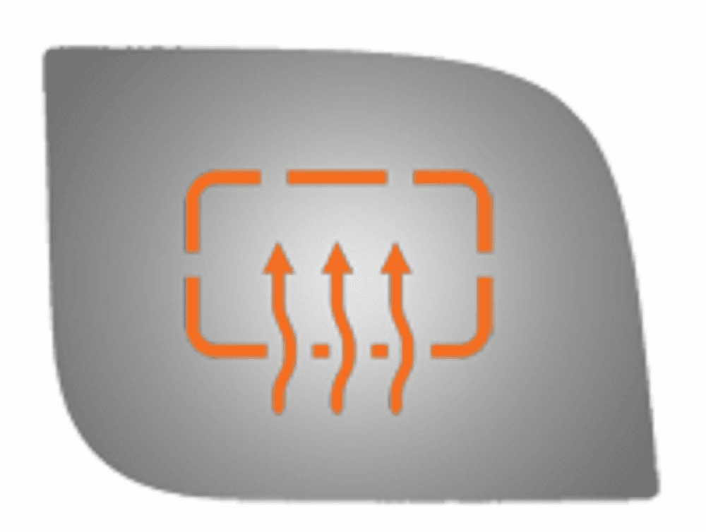 Lincoln Navigator 2014 Passenger Side Mirror Glass Heated