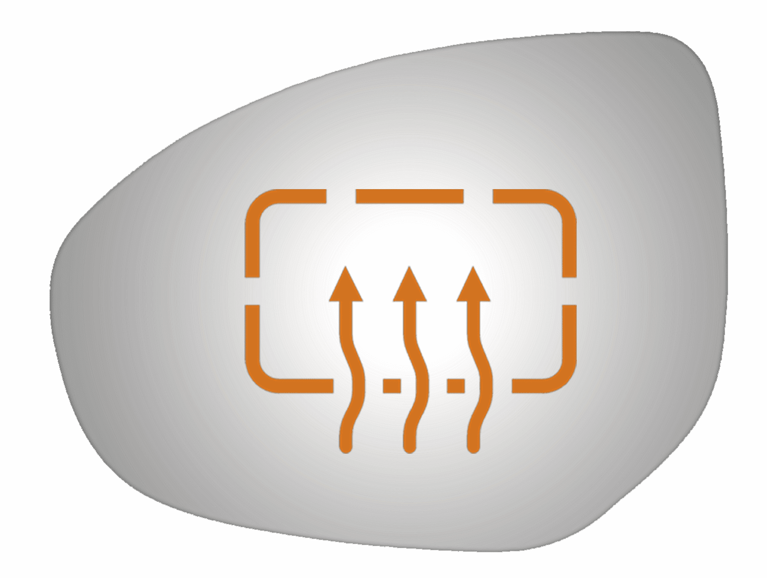 Mazda 3 2010 2011 2012 Driver Side Mirror Glass Heated