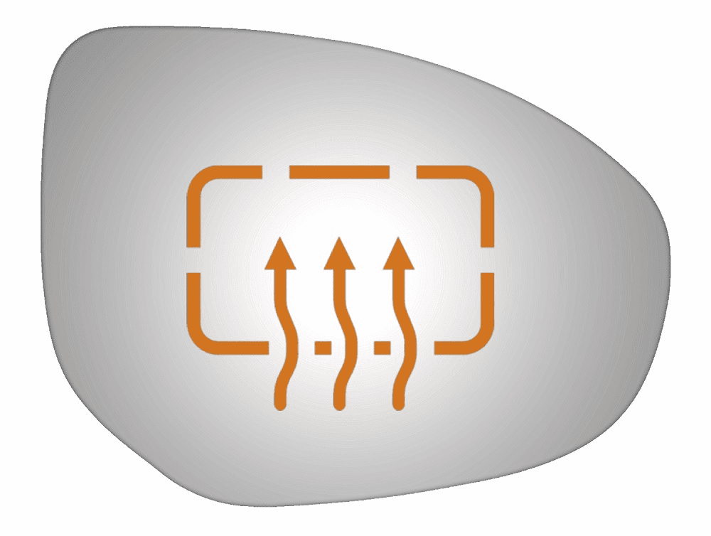 Mazda 3 2010 2011 2012 Passenger Side Mirror Glass Heated