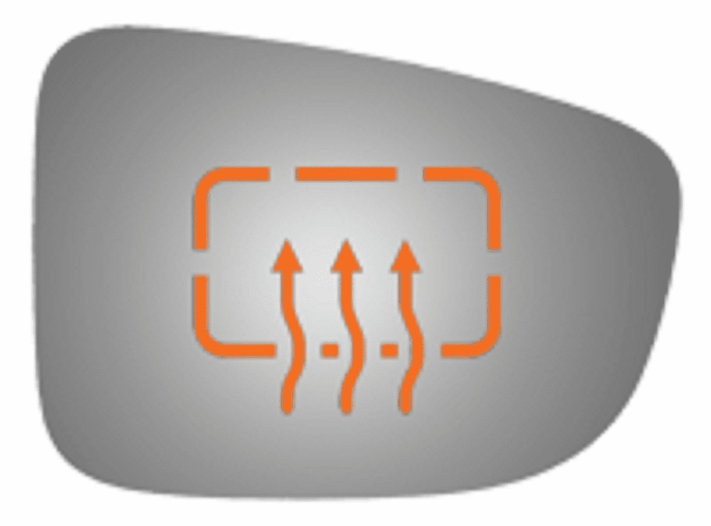 Mazda 3 2013 2014 Passenger Side Mirror Glass Heated