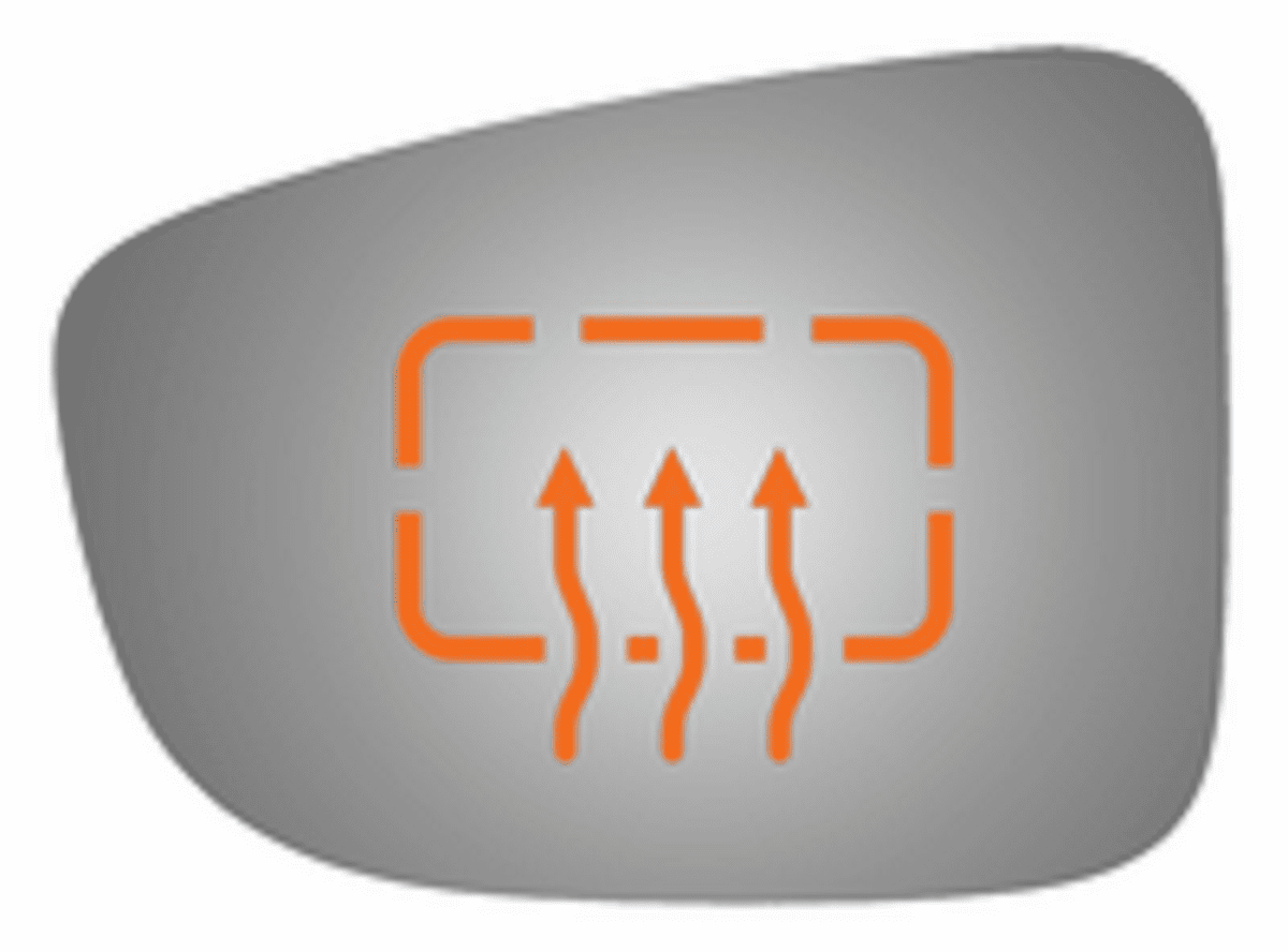 Mazda 3 2016 Driver Side Mirror Glass 