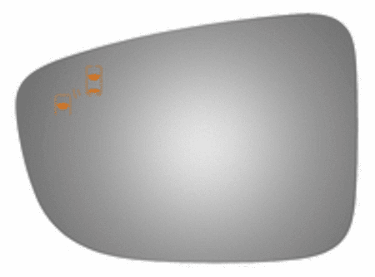 Mazda 3 2016 Driver Side Mirror Glass 