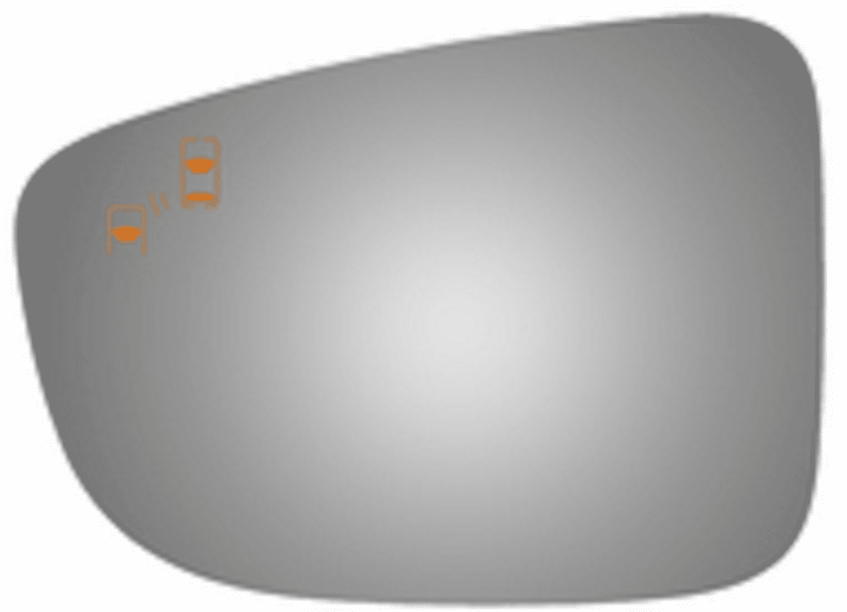 Mazda 3 2017 Driver Left Side Mirror Glass Blind Spot