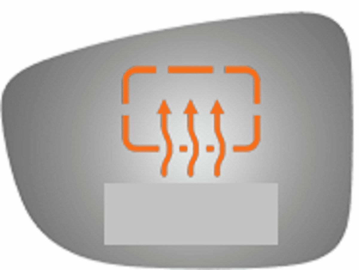  Mazda 3 2017 Driver Left Side Mirror Glass Heated