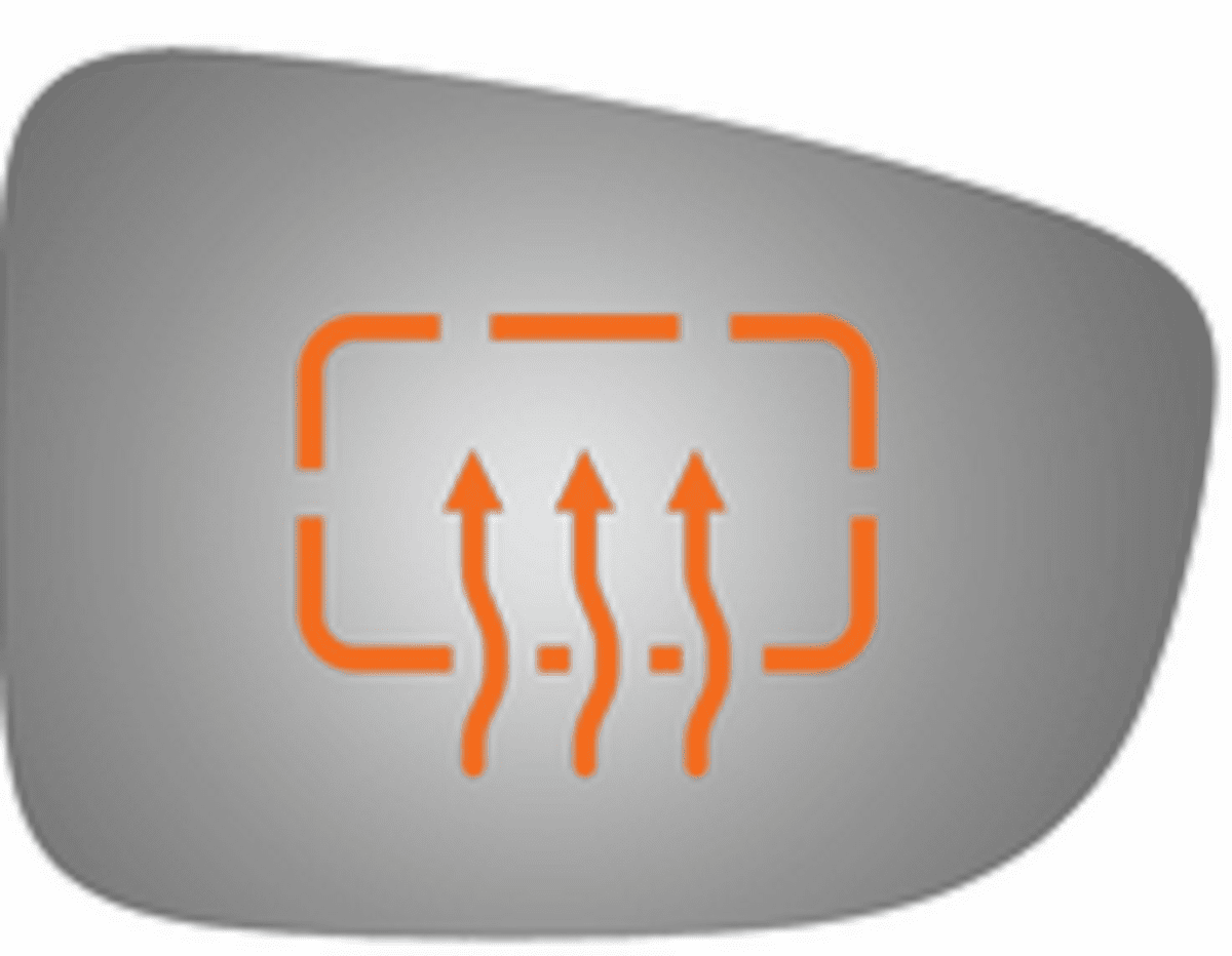 Mazda 3 2017 Passenger Right Side Mirror Glass Heated