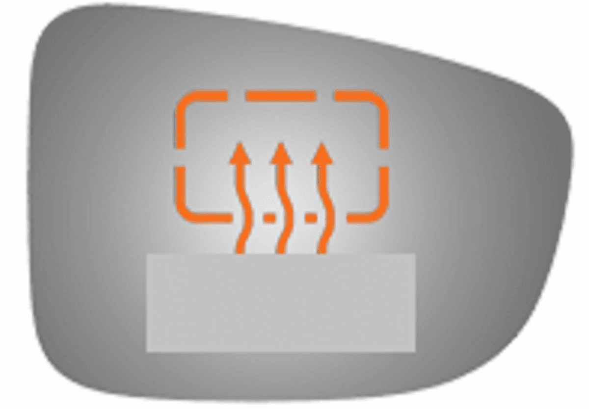  Mazda 3 2017 Passenger Right Side Mirror Glass Heated