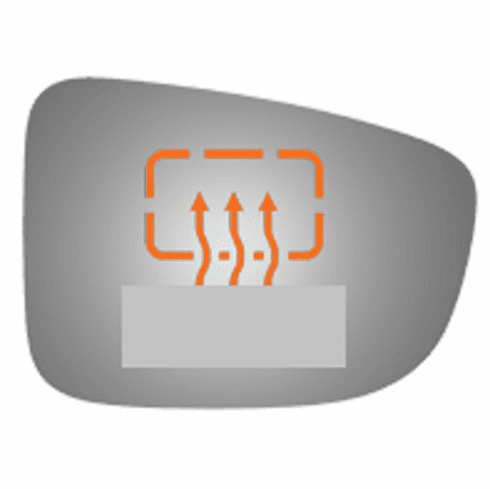  Mazda 3 2018 Passenger Right Side Mirror Glass Heated