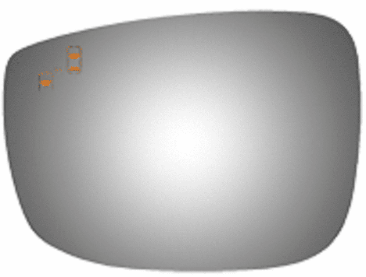 Mazda CX-5 2017 Driver Left Side Mirror Glass Door Blind Spot Icon