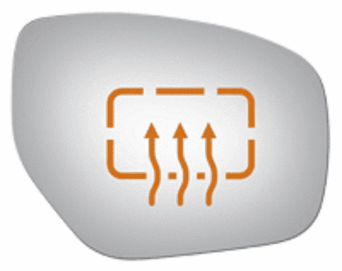 Mazda CX-9 2013 Passenger Side Mirror Glass Heated