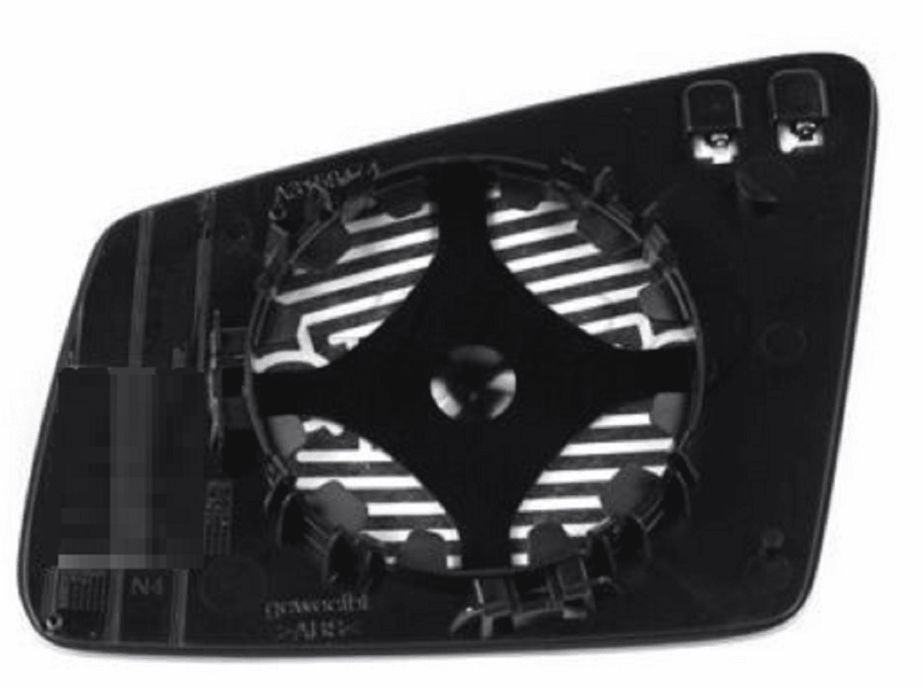 Mercedes Benz C300 2011 Passenger Side Heated Mirror W/Backing Plate