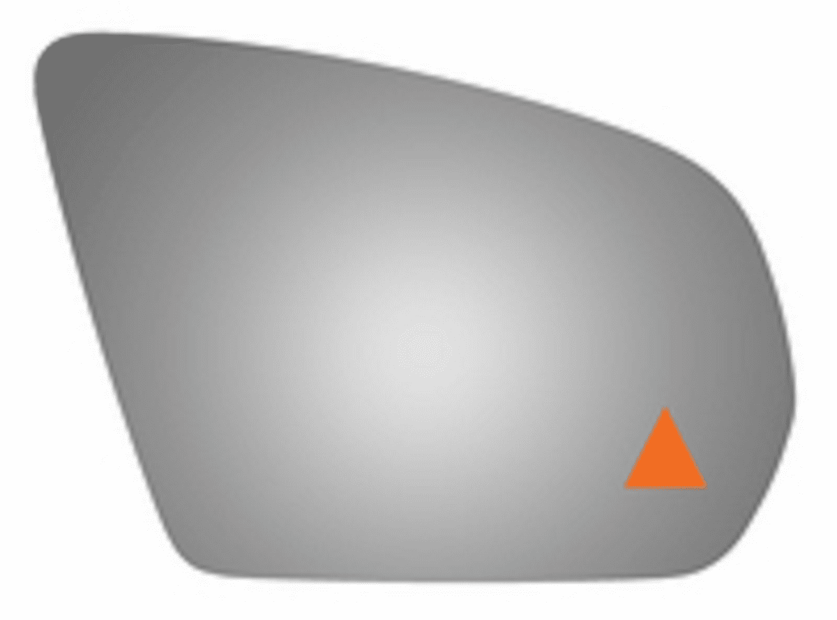 Mercedes Benz C63 AMG 2015 Passenger Side Mirror Glass