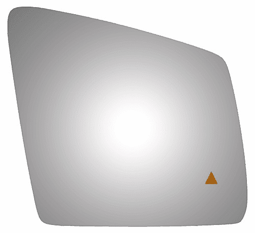Mercedes Benz R350 2011 Passenger Side Mirror Glass