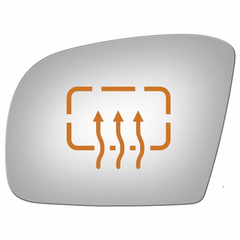 Mercedes Benz R500 2006 Driver Side Heated Mirror Glass 