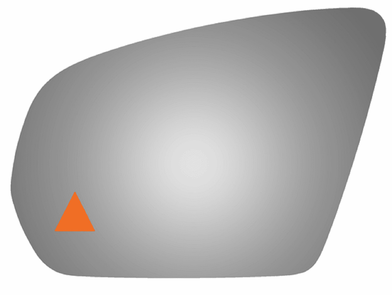 Mercedes Benz S550 2015 Driver Side Mirror Glass Blind Spot