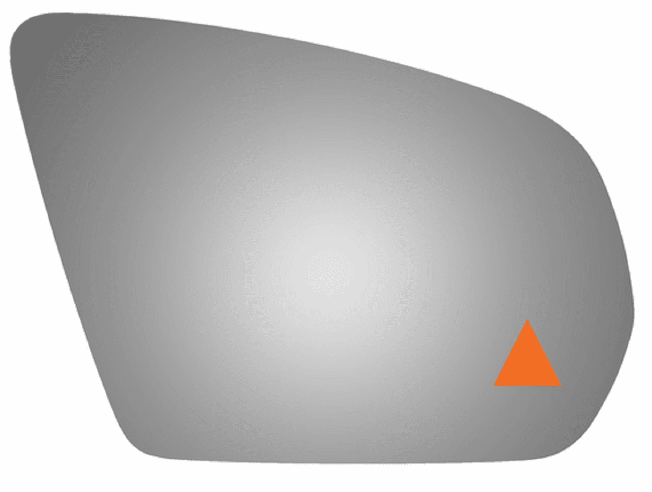 Mercedes Benz S550 2015 Passenger Side Mirror Glass Blind Spot