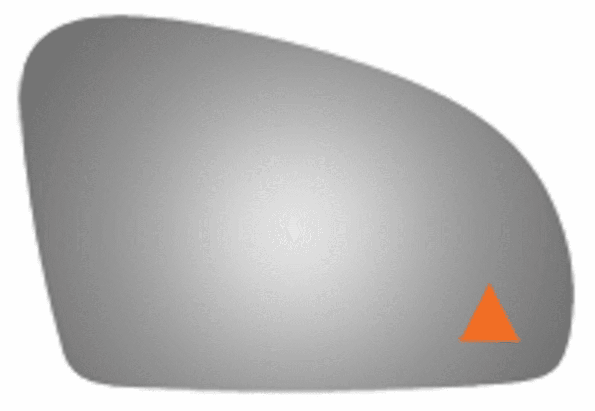 Mercedes Benz SL550 2016 Passenger Right Side Mirror Glass Blind Spot.