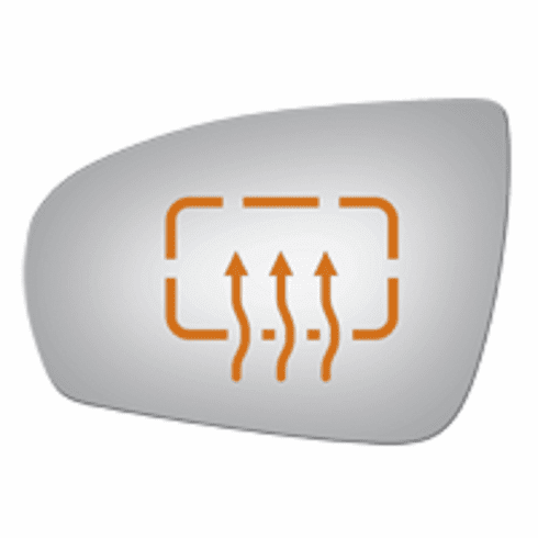 Mercedes Benz SLK300 2010 Driver Side Heated Mirror Glass