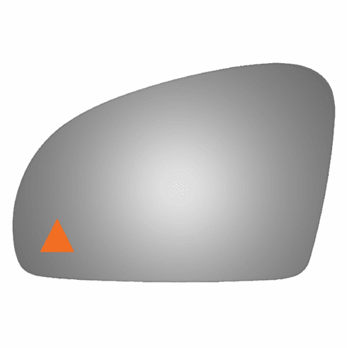 Mercedes Benz SLK55 2016 Driver Side Mirror Glass W/Blind Spot