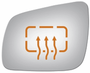 Mitsubishi Lancer 2012 Driver Side Mirror Glass Heated