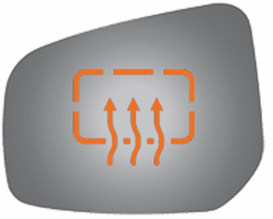 Mitsubishi Lancer 2016 Driver Side Mirror Glass Heated