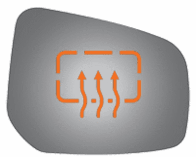 Mitsubishi Lancer 2016 Passenger Right Side Mirror Glass.