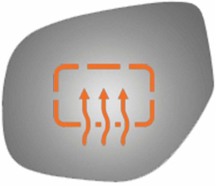 Mitsubishi Out Lander 2016 Driver Left Side Mirror Glass Heated