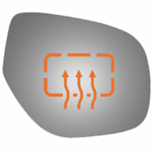 Mitsubishi Out Lander 2016 Passenger Right Side Mirror Glass Heated