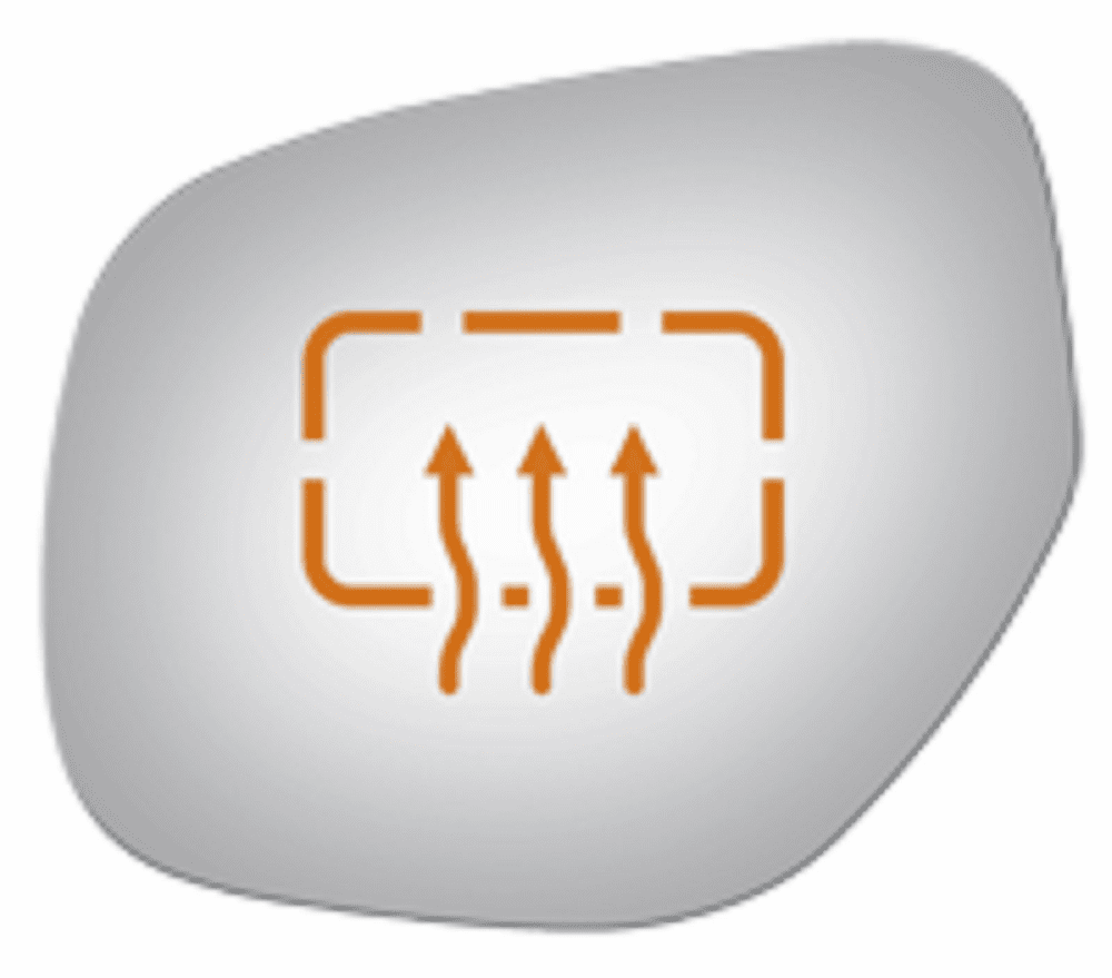 Mitsubishi Outlander 2010 Driver Side Heated Mirror Glass 