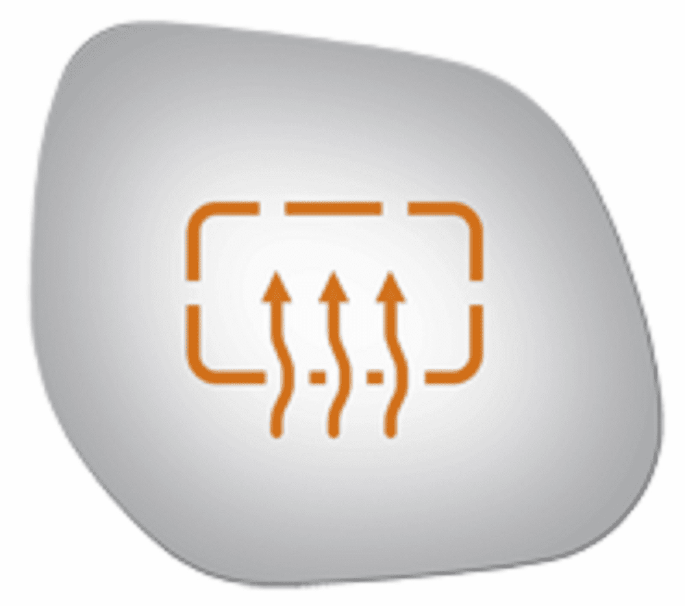 Mitsubishi Outlander 2012 Passenger Side Heated Mirror Glass