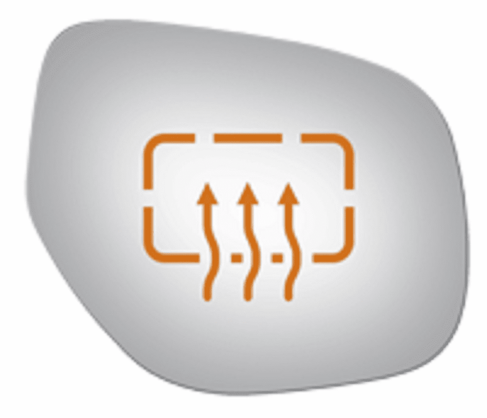 Mitsubishi Outlander 2012 Passenger Side Heated Mirror Glass 