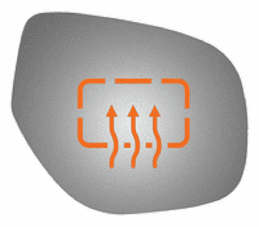 Mitsubishi Outlander 2014-2015 Passenger Side Mirror Glass