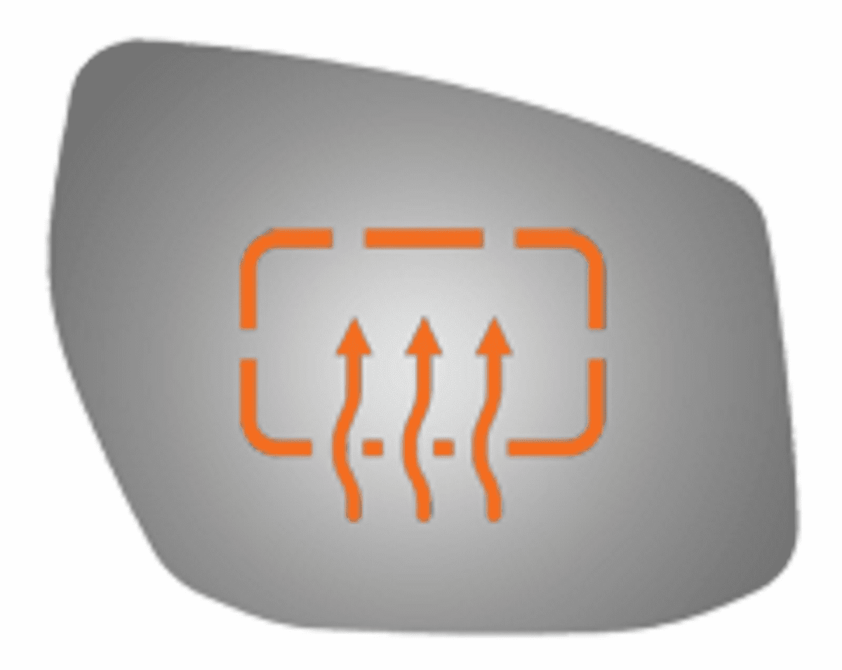 Nissan Altima 2014 Passenger Side Heated Mirror Glass 