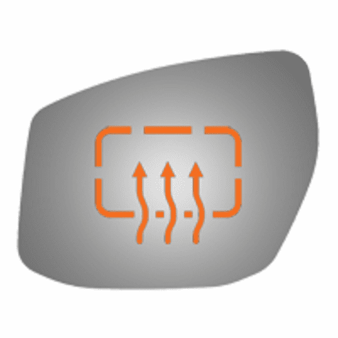 Nissan Altima 2015 Driver Side Mirror Glass Heated