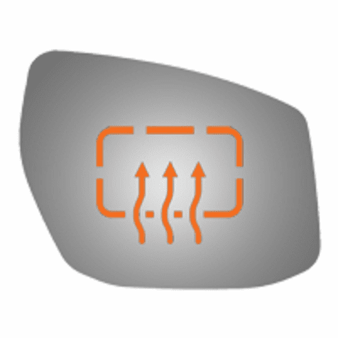 Nissan Altima 2017 Passenger Side Mirror Glass Heated