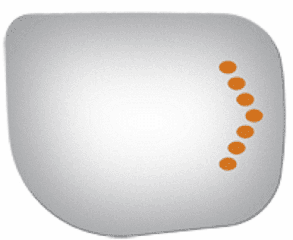 Nissan Armada 2007 2008 2009 Passenger Side Mirror Glass