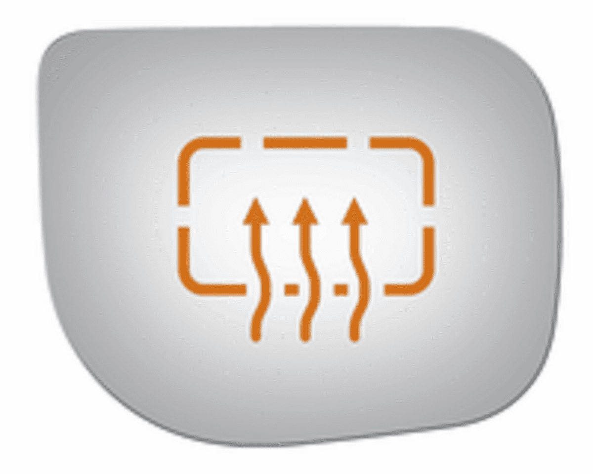 Nissan Armada 2015 Passenger Side Mirror Glass Heated