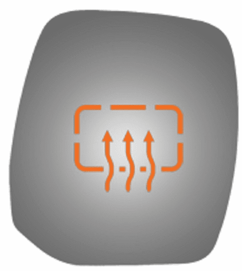 Nissan Armada 2018 Passenger Side Mirror Glass Heated