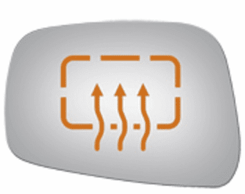 Nissan Frontier 2018 Driver Side Mirror Glass Heated