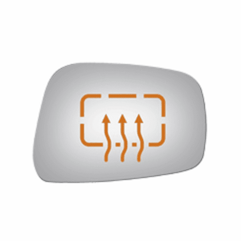 Nissan Frontier 2018 Passenger Side Mirror Glass Heated