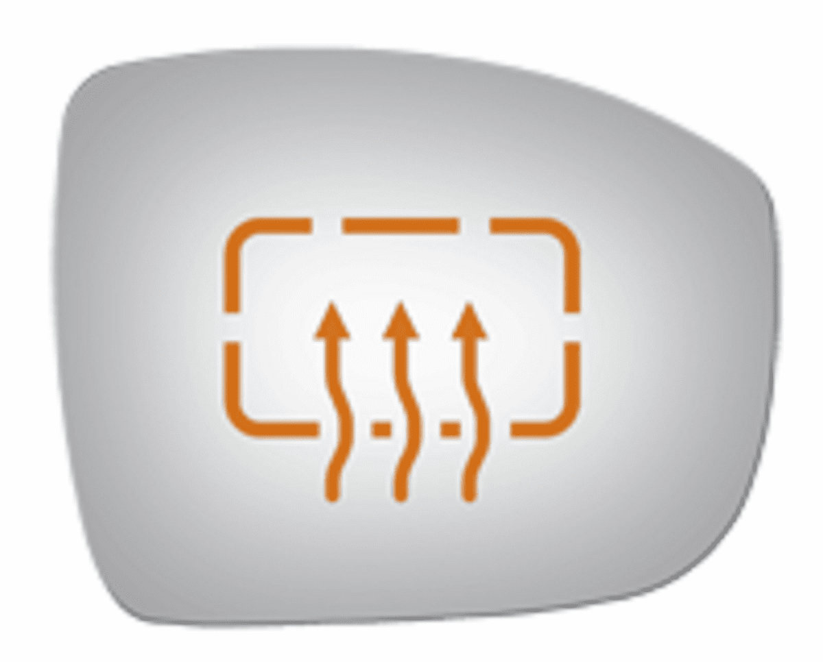 Nissan GT-R 2015 Passenger Side Mirror Glass Heated