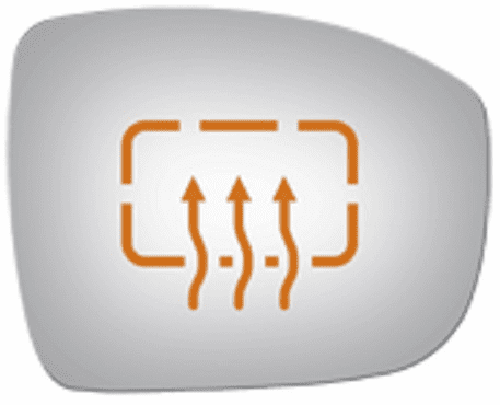 Nissan GT-R 2018 Passenger Side Mirror Glass Heated