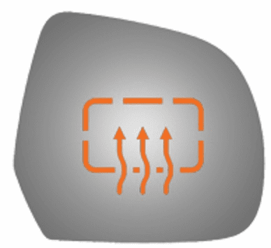 Nissan Leaf 2016 Passenger Side Heated Mirror Glass